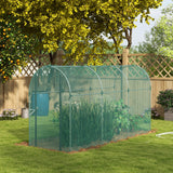4' x 12' Crop Cage with Zippered Door, Green