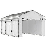 Carport Sidewall Panels Set of 4 for 12' x 20' Carports, White