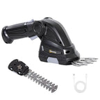 2-in-1 Cordless Hedge Trimmer & Grass Shear with 2 Batteries