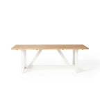Madera Dining Table White Aluminum Base