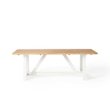 Madera Dining Table White Aluminum Base