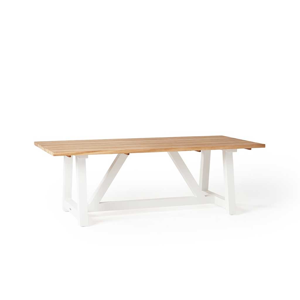 Madera Dining Table White Aluminum Base