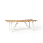 Madera Dining Table White Aluminum Base