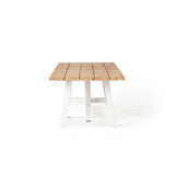 Madera Dining Table White Aluminum Base