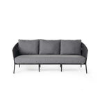 Olema Sofa in Charcoal Aluminum