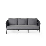 Olema Sofa in Charcoal Aluminum