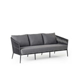 Olema Sofa in Charcoal Aluminum