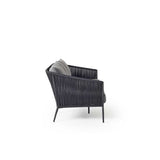 Olema Sofa in Charcoal Aluminum