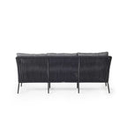 Olema Sofa in Charcoal Aluminum