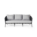 Olema Sofa in Charcoal Aluminum