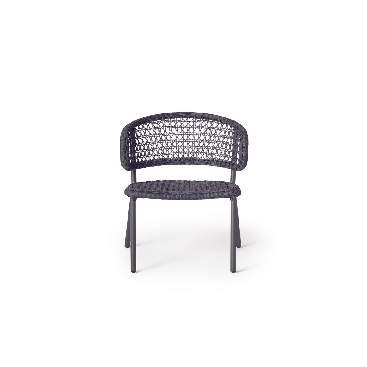 Mariposa Lounge Chair with Charcoal Rope