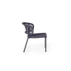 Mariposa Lounge Chair with Charcoal Rope