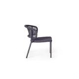 Mariposa Lounge Chair with Charcoal Rope