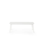 Olema Coffee Table in White Aluminum