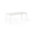 Olema Coffee Table in White Aluminum