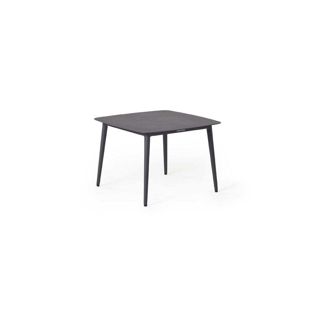 Olema Side Table in Charcoal Aluminum
