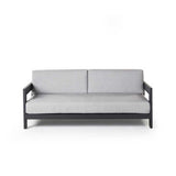 Tiburon Sofa in Charcoal Aluminum