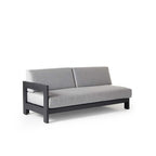 Tiburon Sectional Right Arm in Charcoal Aluminum