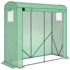 78.7" x 29.5" x 74" Mini Greenhouse, Green