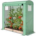 78.7" x 29.5" x 74" Mini Greenhouse, Green