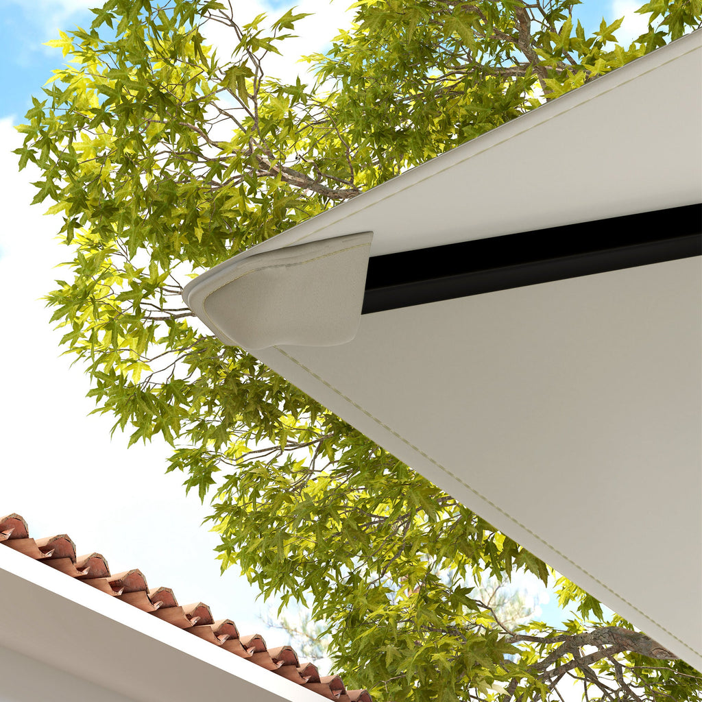 10' x 10' Gazebo Replacement Canopy Top Cover with Drain Holes, Grey