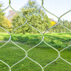 26-71 in. W x 4 ft. H Chain Link Fence Gate, Silver