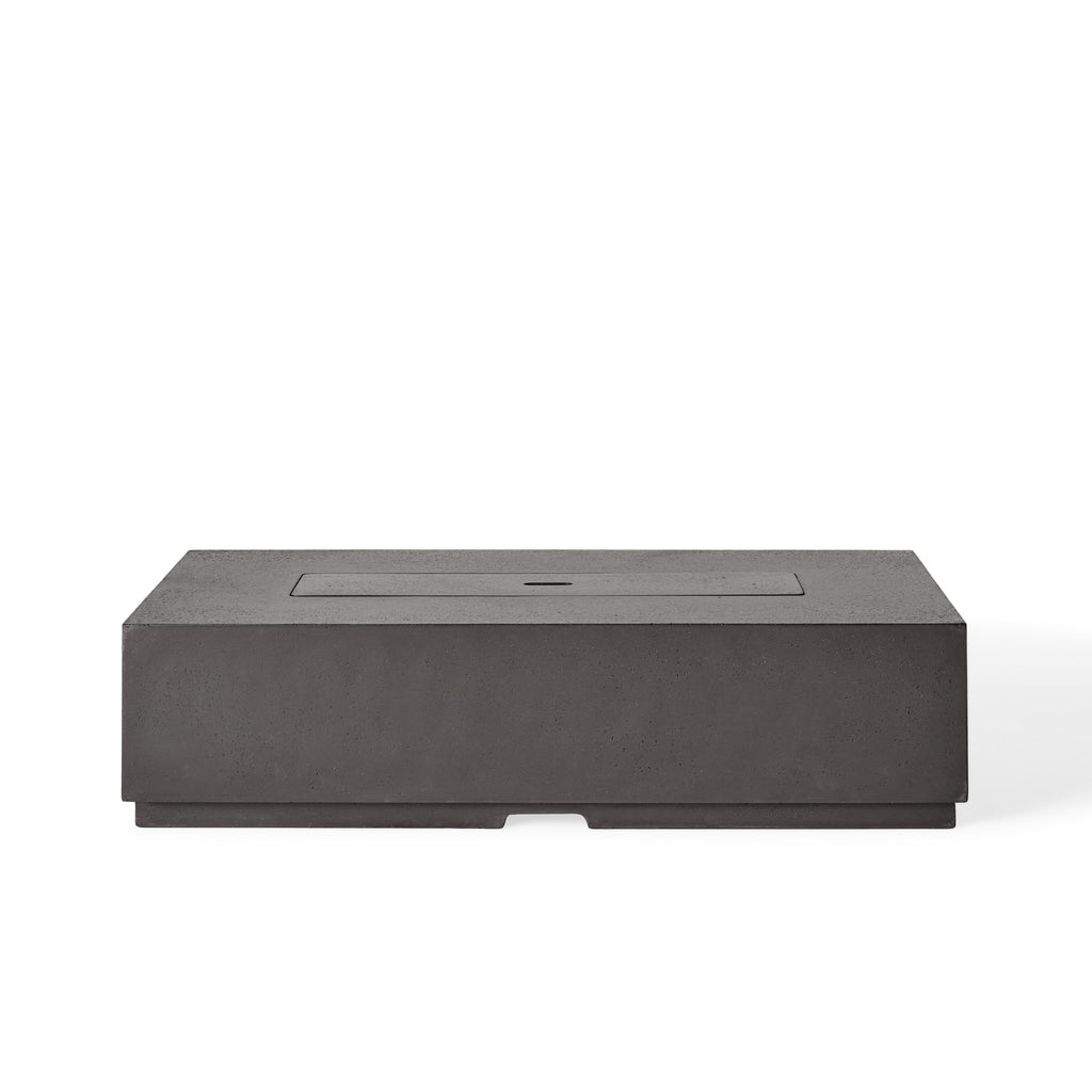 Legend 60" Rectangular Fire Table in Black Lava (Natural Gas)