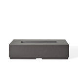 Legend 60" Rectangular Fire Table in Black Lava (Natural Gas)