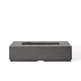 Legend 60" Rectangular Fire Table in Black Lava (Natural Gas)