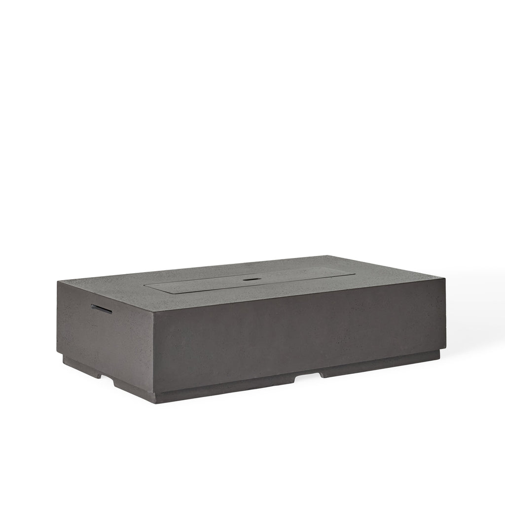 Legend 60" Rectangular Fire Table in Black Lava (Natural Gas)