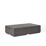 Legend 60" Rectangular Fire Table in Black Lava (Natural Gas)