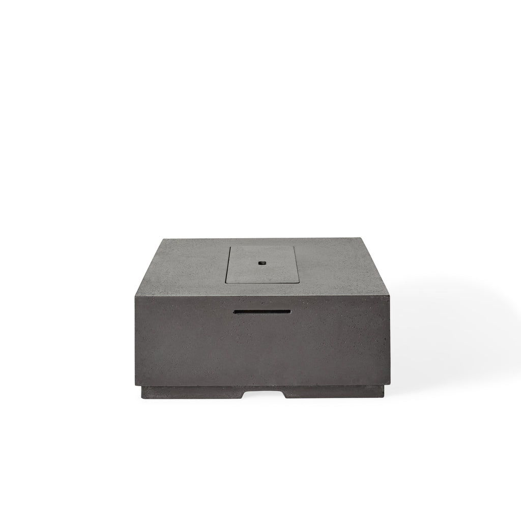 Legend 60" Rectangular Fire Table in Black Lava (Natural Gas)