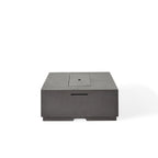 Legend 60" Rectangular Fire Table in Black Lava (Natural Gas)