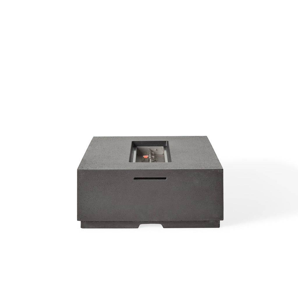 Legend 60" Rectangular Fire Table in Black Lava (Natural Gas)