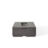 Legend 60" Rectangular Fire Table in Black Lava (Natural Gas)