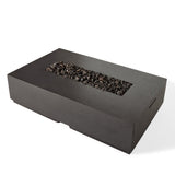 Legend 60" Rectangular Fire Table in Black Lava (Natural Gas)