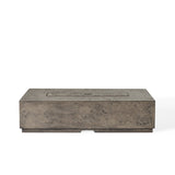 Legend 60" Rectangular Fire Table in Dark Basalt (Natural Gas)