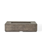 Legend 60" Rectangular Fire Table in Dark Basalt (Natural Gas)