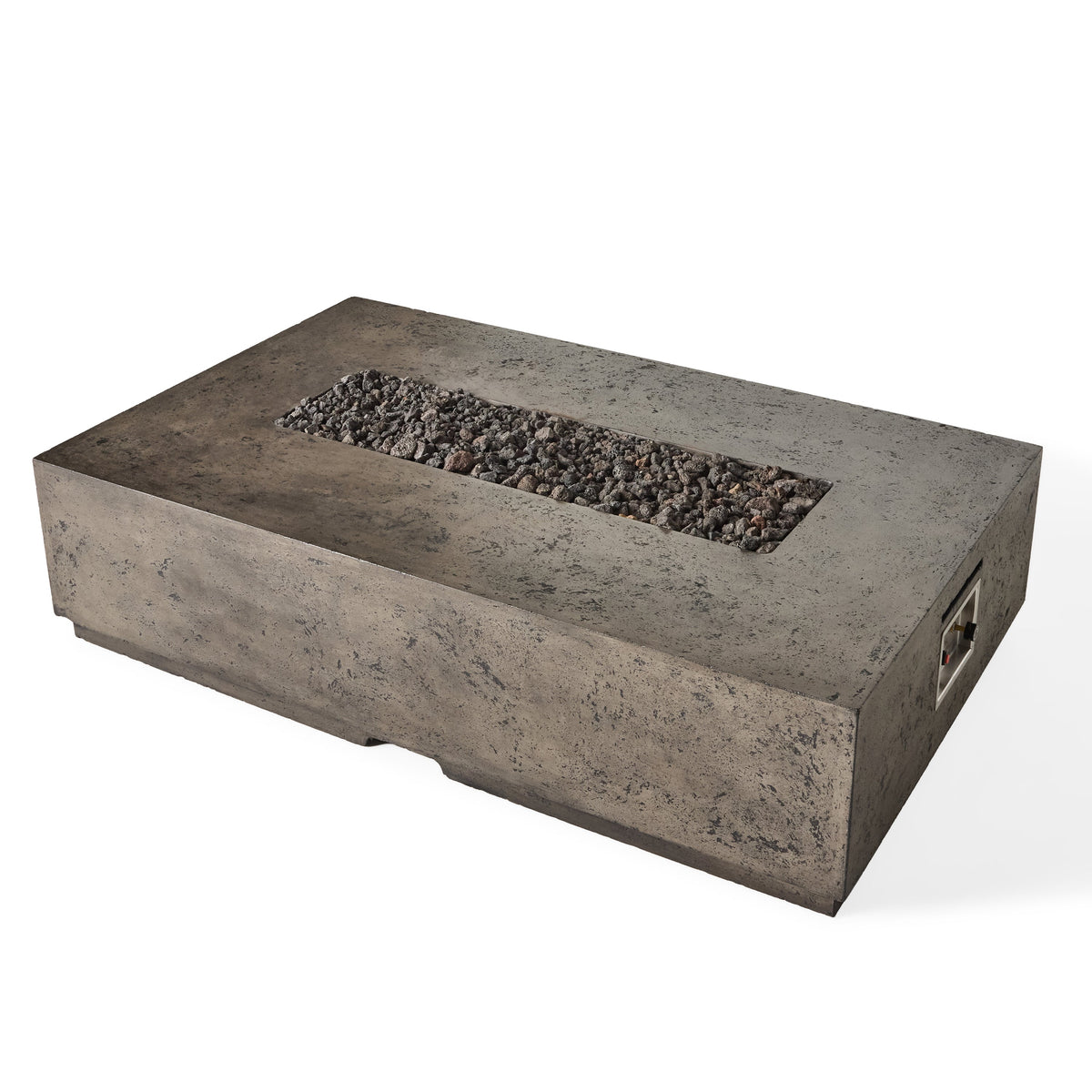Legend 60" Rectangular Fire Table in Dark Basalt (Propane)