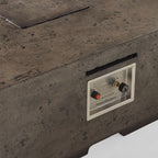 Legend 60" Rectangular Fire Table in Dark Basalt (Natural Gas)