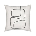 Linear Luxe Ebony Pillow