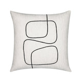 Linear Luxe Ebony Pillow