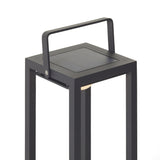 Lux Aluminum Floor Lamp in Charcoal