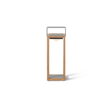 Lux Teak Floor Lamp in Charcoal