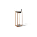 Lux Teak Floor Lamp in Charcoal