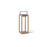 Lux Teak Floor Lamp in Charcoal
