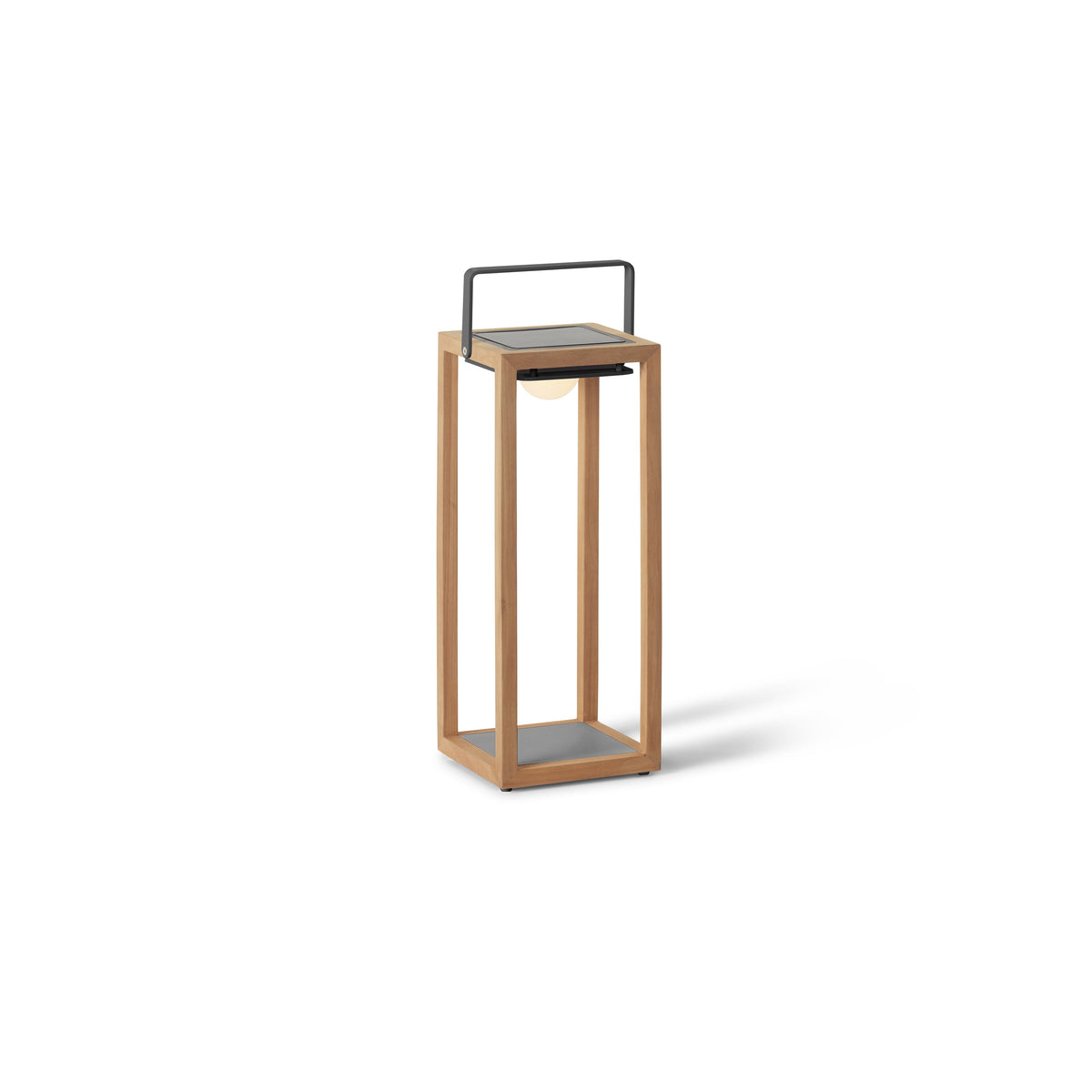 Lux Teak Floor Lamp in Charcoal