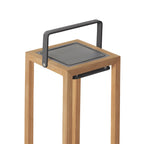 Lux Teak Floor Lamp in Charcoal