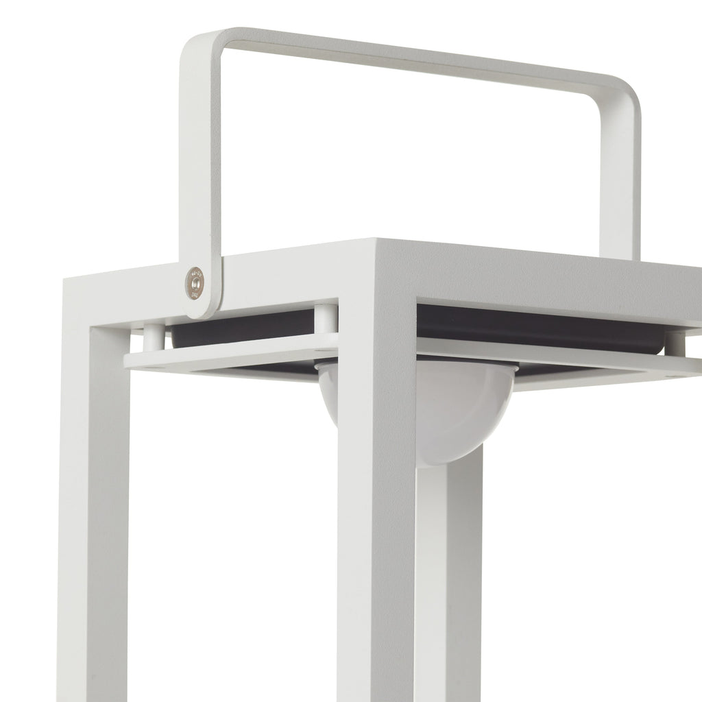 Lux Aluminum Table Lamp in White