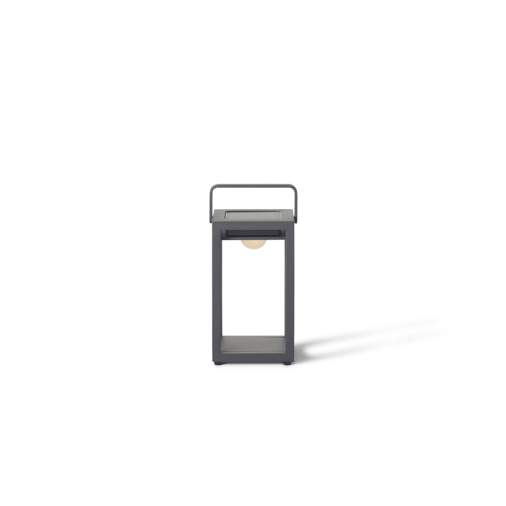 Lux Aluminum Table Lamp in Charcoal